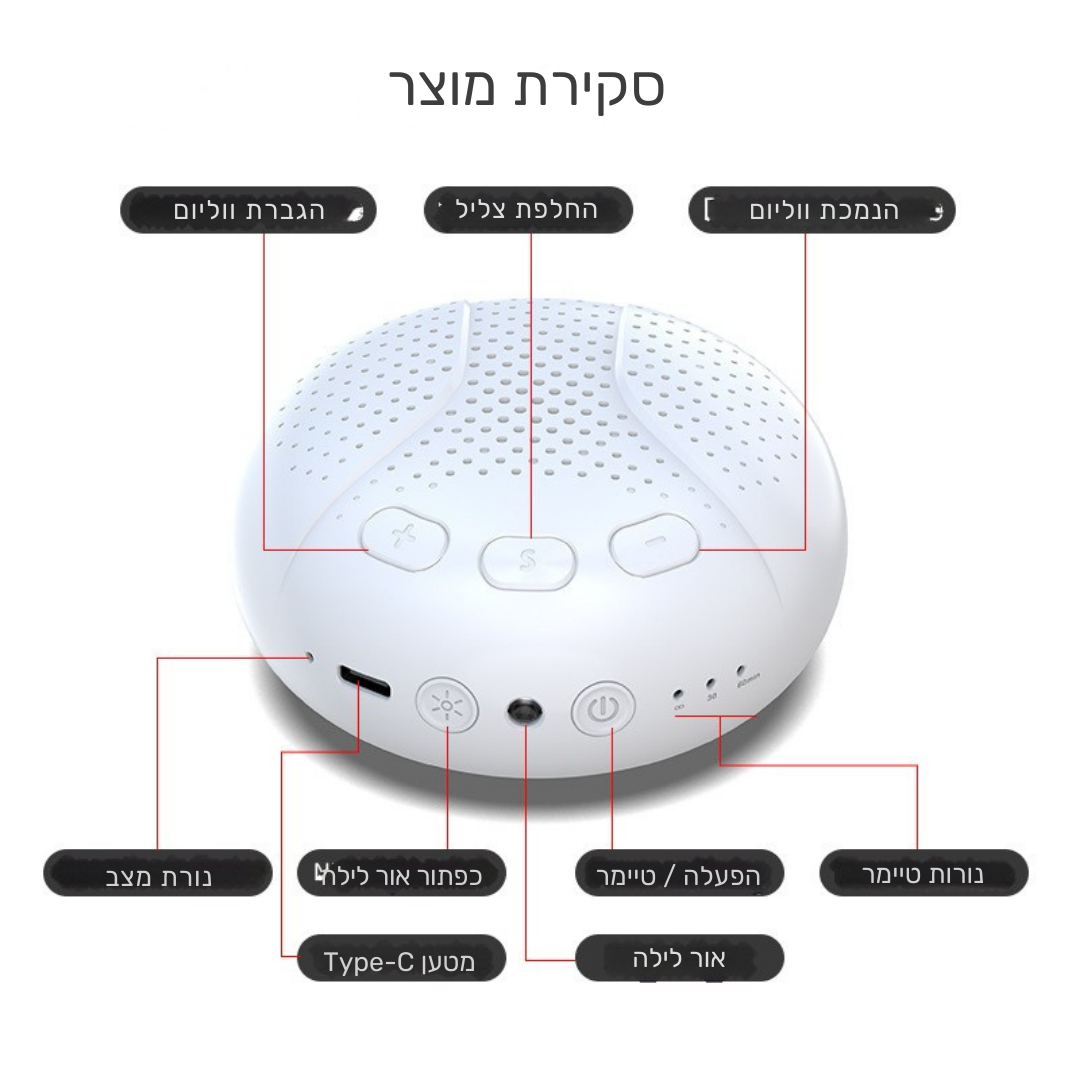 מכשיר רעש לבן לתינוק